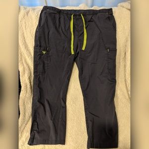 Scrub cargo pants - Navy blue